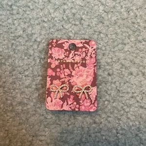 Brand New Anthropologie Gold Bow Earrings